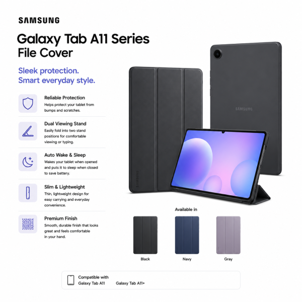 Samsung Galaxy Tab A11 Series File Cover