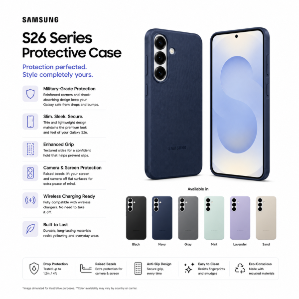 Samsung S26 Series Protective Case
