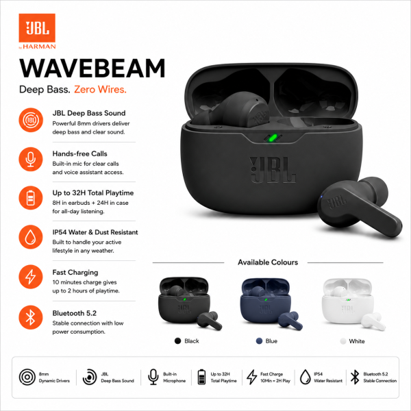 JBL Wave Beam Earpods