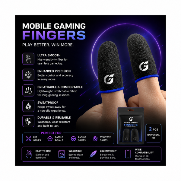 Mobile Gaming Finger