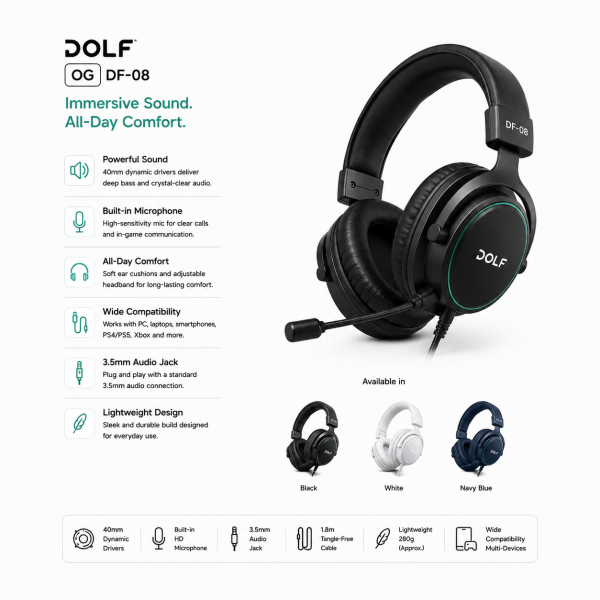 Headset DOLF OG DF-08