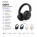 Oteeto OSP3 Bluetooth Headphones