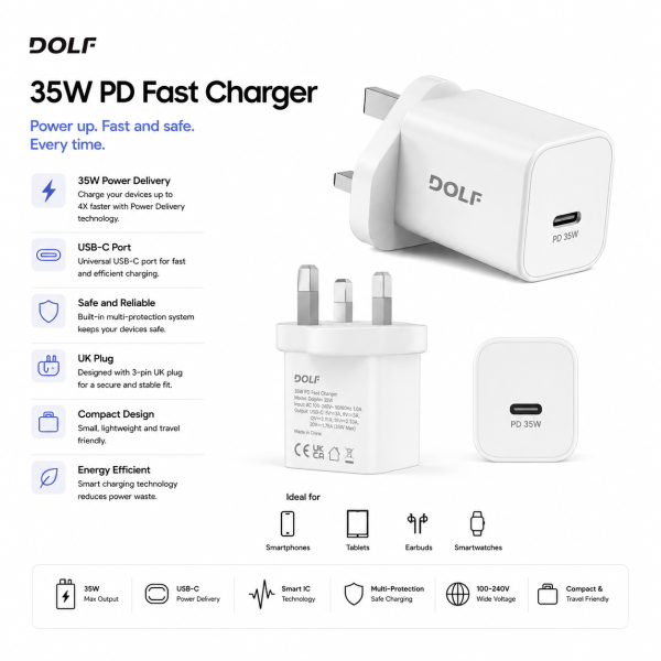 Dolf 35W PD Fast Charger