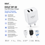 DOLF Dual USB Output DF-32 Charger