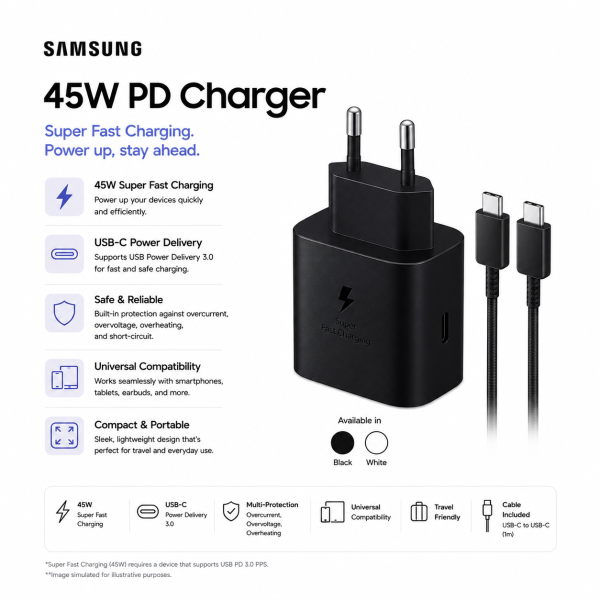 Samsung 45W PD Charger