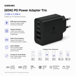 Samsung (65W) PD Power Adapter Trio USB-C 2 USB - A
