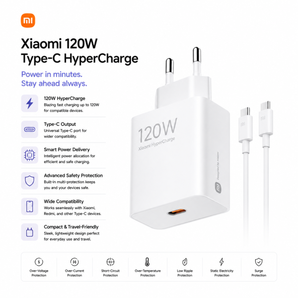Xiaomi 120W Type-C HyperCharge
