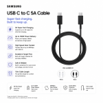 Samsung USB C to C 5A Cable