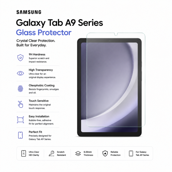 Glass Protector Samsung Galaxy Tab A9 Series
