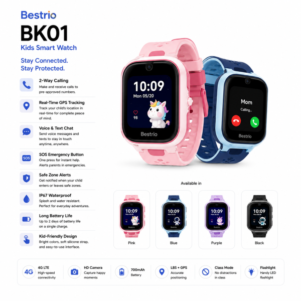 Bestrio BK01 Kids Smart Watch
